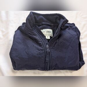 Boys Navy Blue Children's Place Fleece Full Zip Jacket Size‎ XS (4)